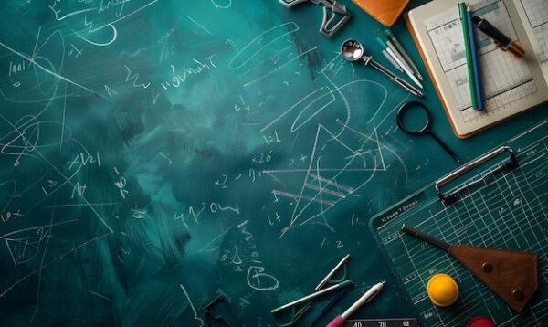 national mathematics day copy space background premium ai generated image